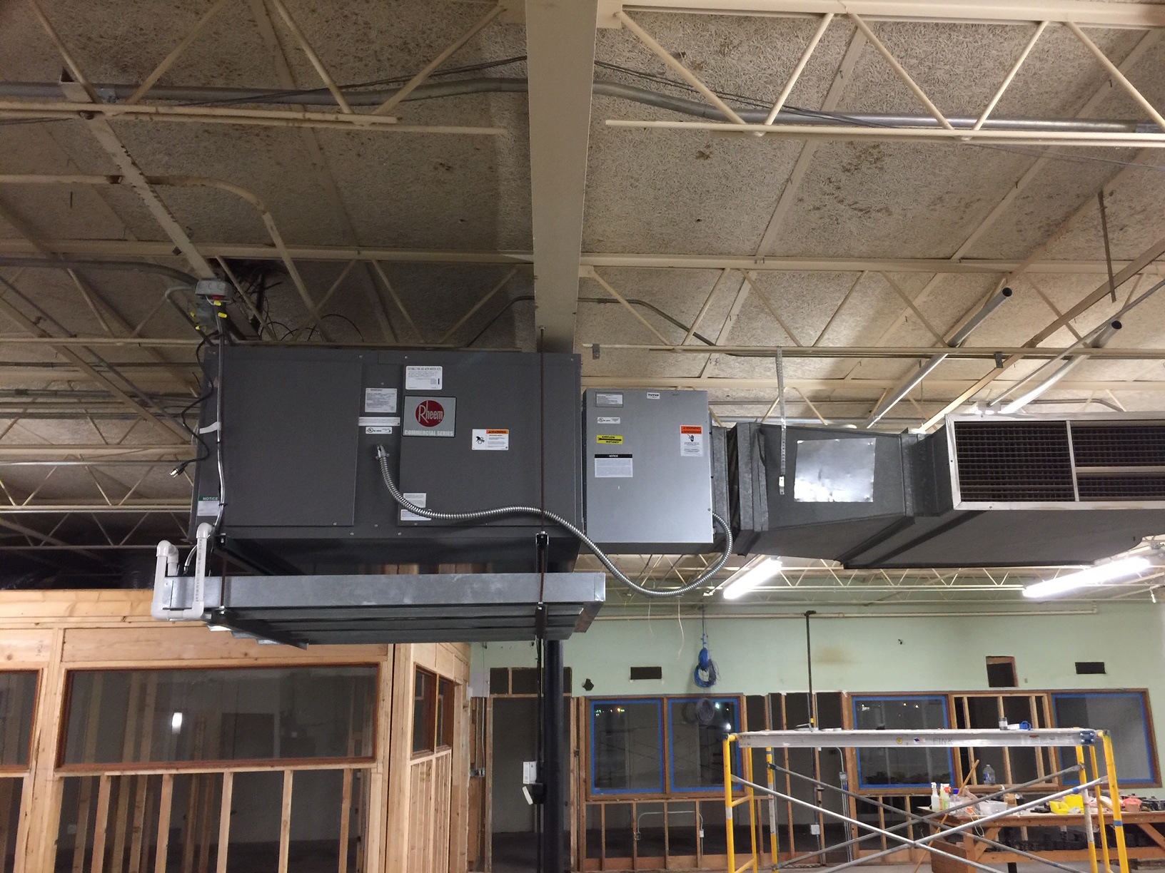 Rheem Ceiling Mounted Air Handler Shelly Lighting